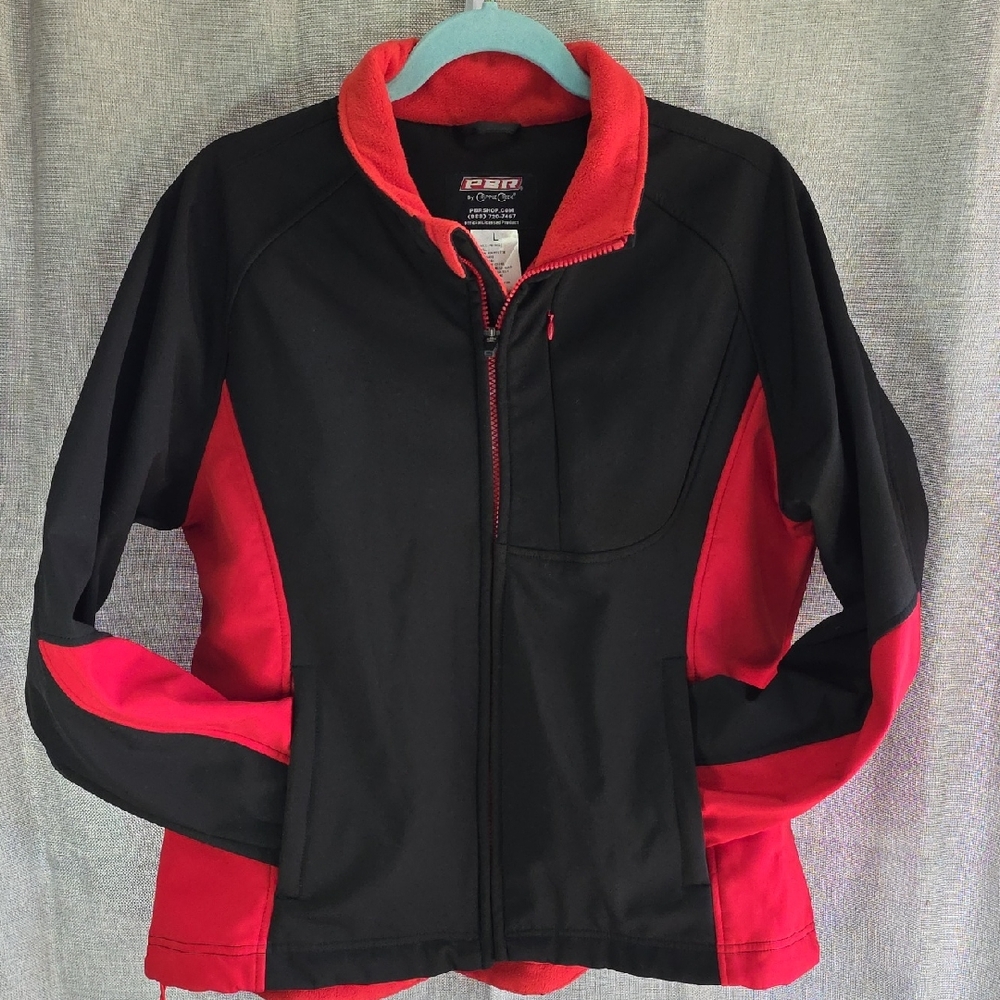 PBR by Cripple Creek Black & Red PBR World Finals 2019 Las Vegas Jacket sz L‎